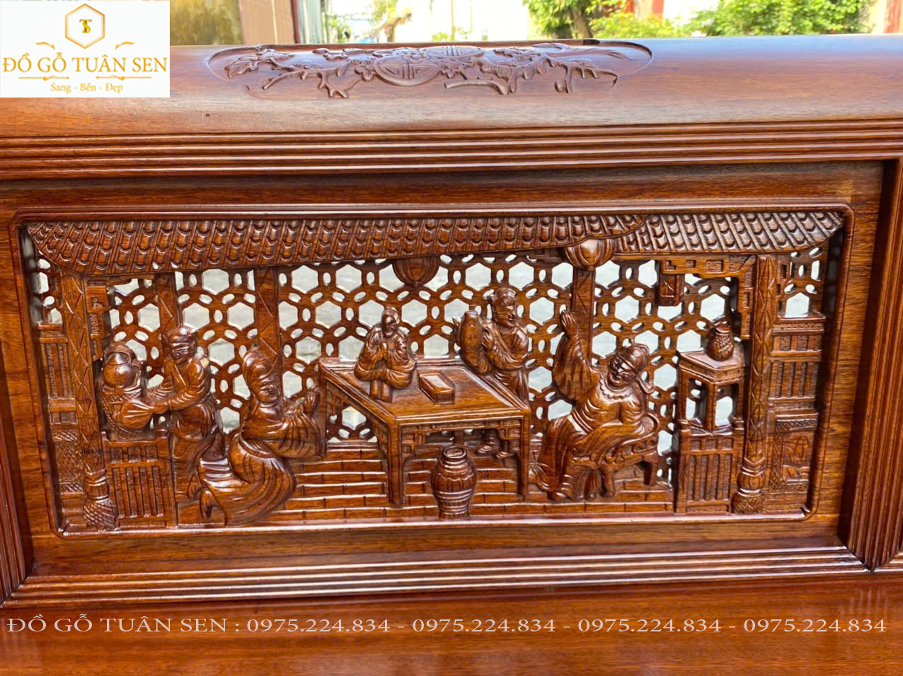 Hình ảnh chi tiết bộ trường kỷ mẫu mới nhất 2025